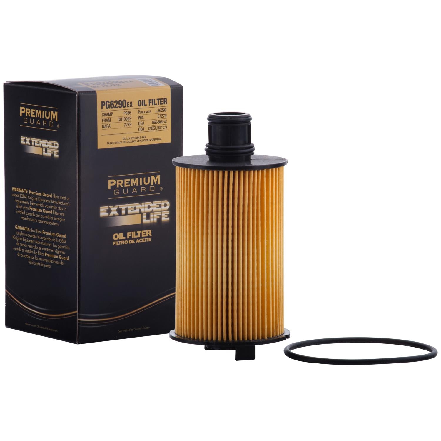 PG PG6290EX Extended Performance Oil Filter | Fits 2012 Jaguar XFR