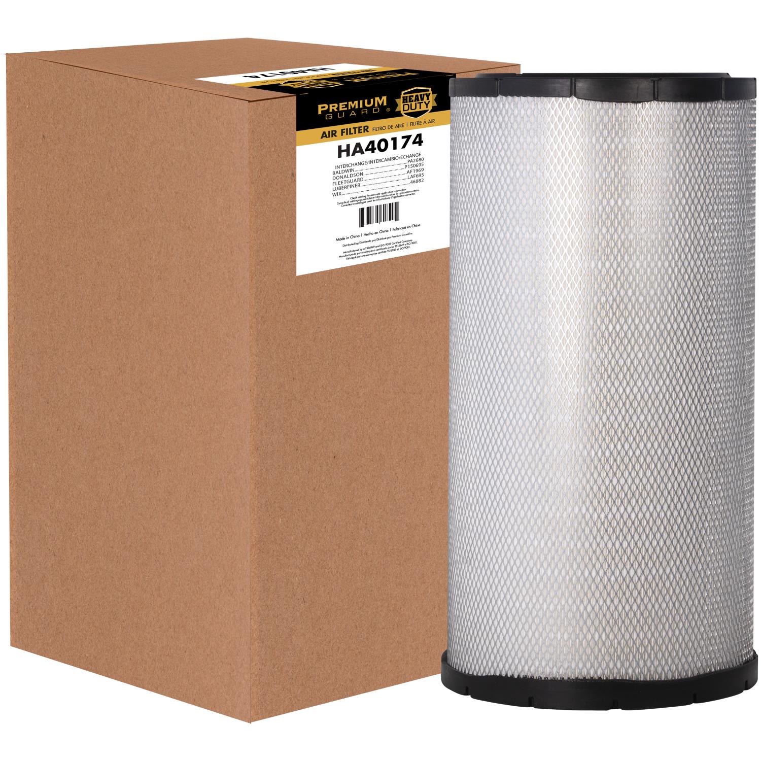 PG HA40174 Engine Air Filter | Fits 2018 Kenworth C500