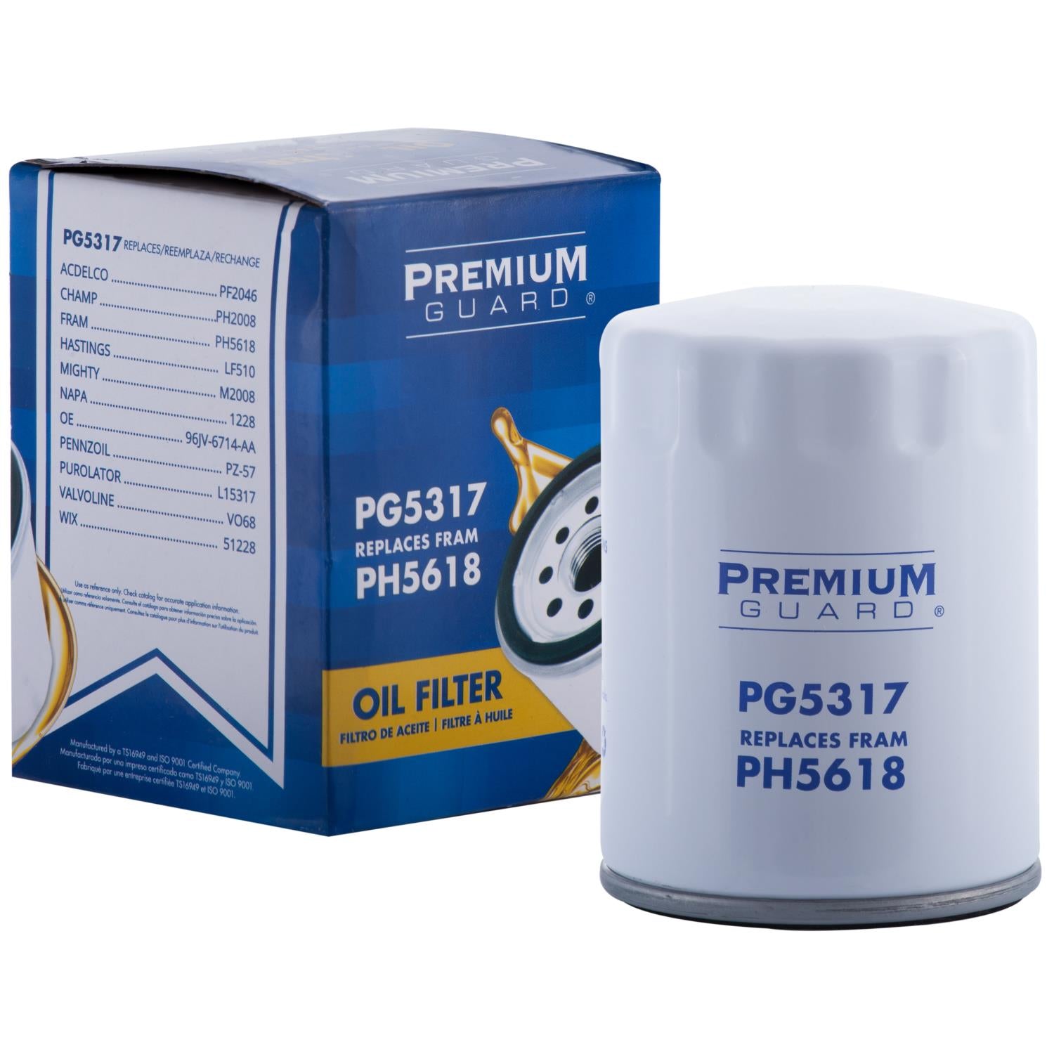 PG PG5317 Optimal Protection Oil Filter | Fits 2009 Bentley Brooklands