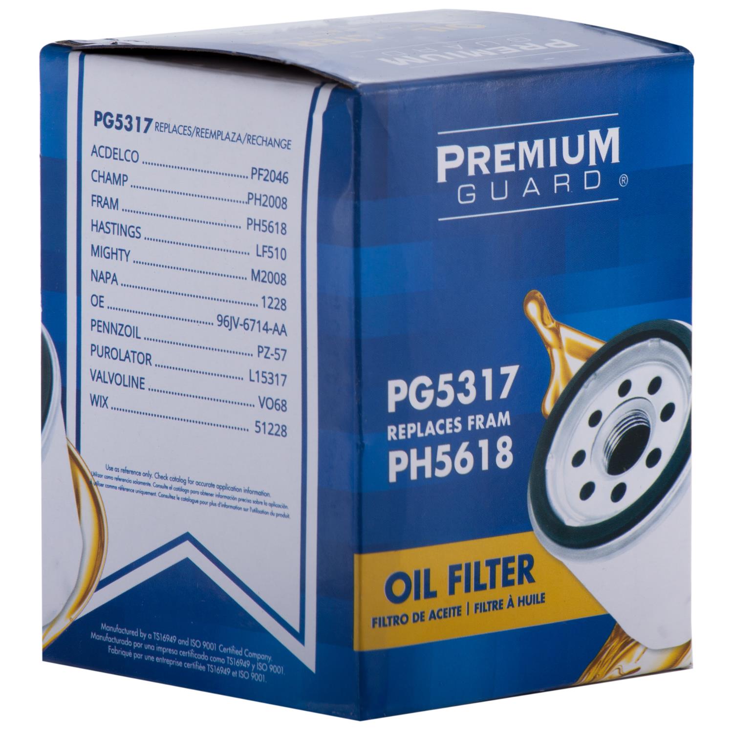 PG PG5317 Optimal Protection Oil Filter | Fits 2008 Bentley Brooklands