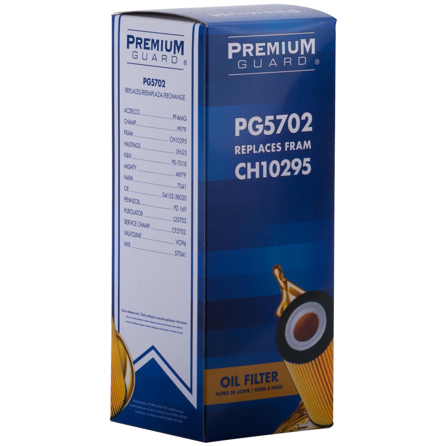 PG PG5702 Optimal Protection Oil Filter | Fits 2010 Toyota Tundra