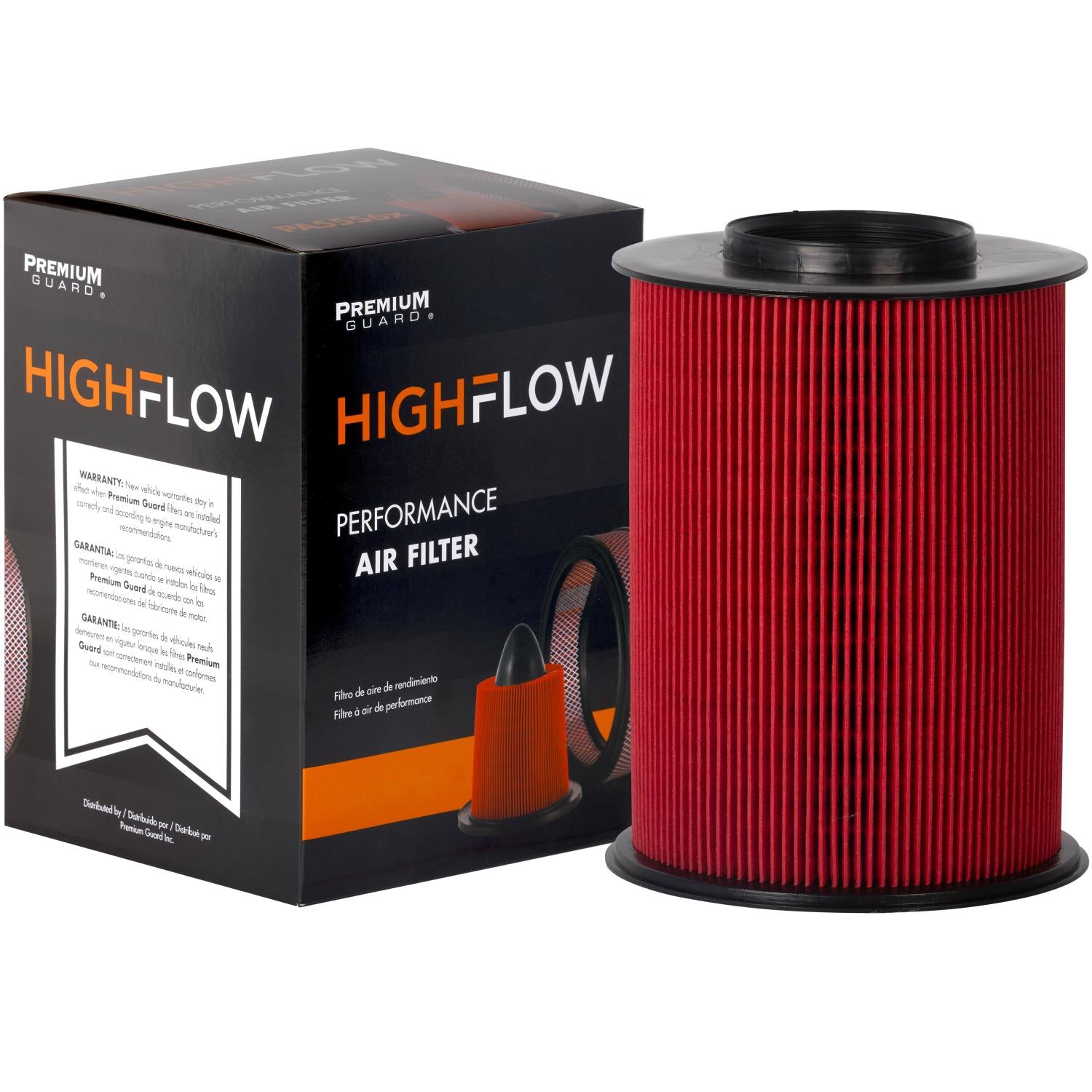 HIGHFLOW PA6149X, High Performance, Pre-Oiled Disposable Engine Air Filter