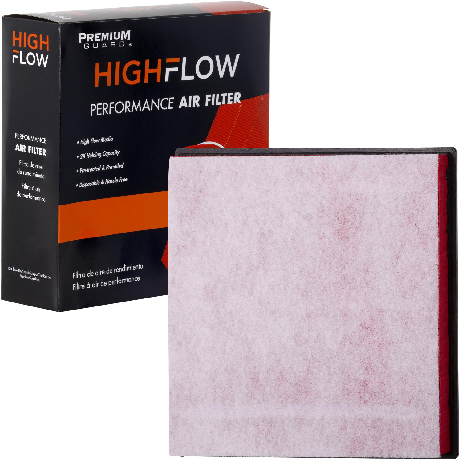 HIGHFLOW PA6152X, High Performance, Pre-Oiled Disposable Engine Air Filter