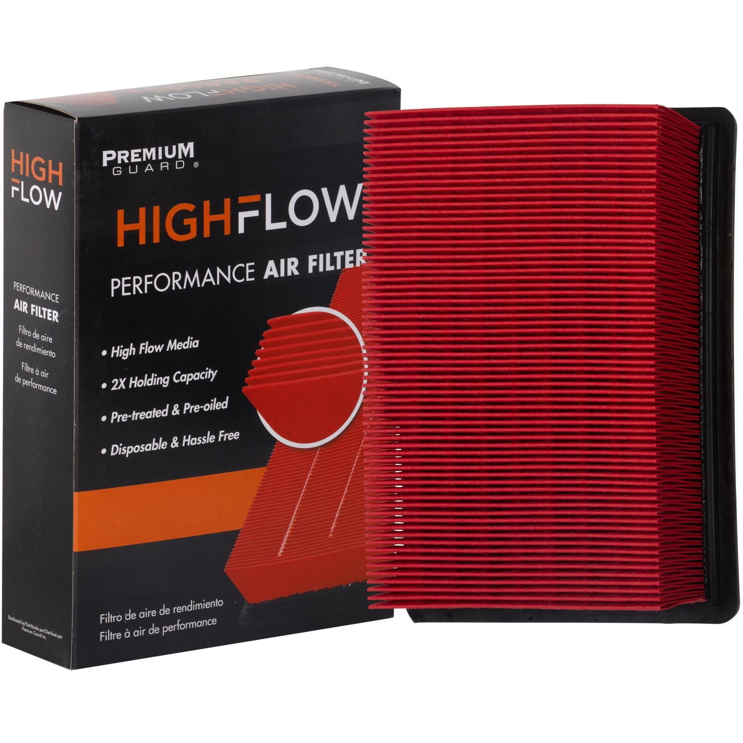 HIGHFLOW PA6199X, High Performance, Pre-Oiled Disposable Engine Air Filter