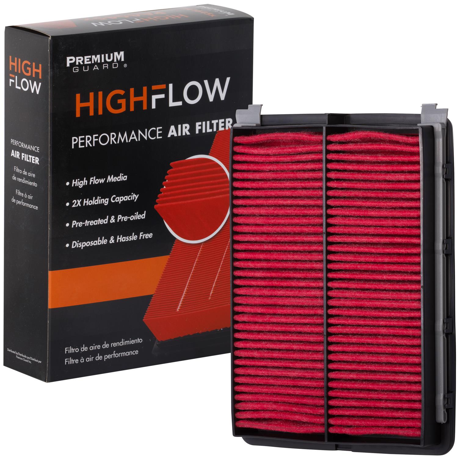 HIGHFLOW PA99071X, High Performance, Pre-Oiled Disposable Engine Air Filter | Fits 2022 Hyundai Palisade