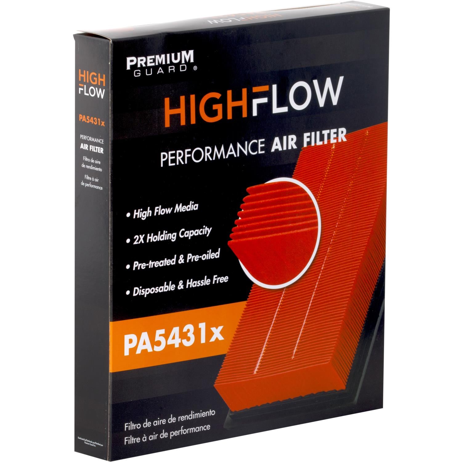 HIGHFLOW PA5431X, High Performance, Pre-Oiled Disposable Engine Air Filter | Fits 2003 Saturn Vue