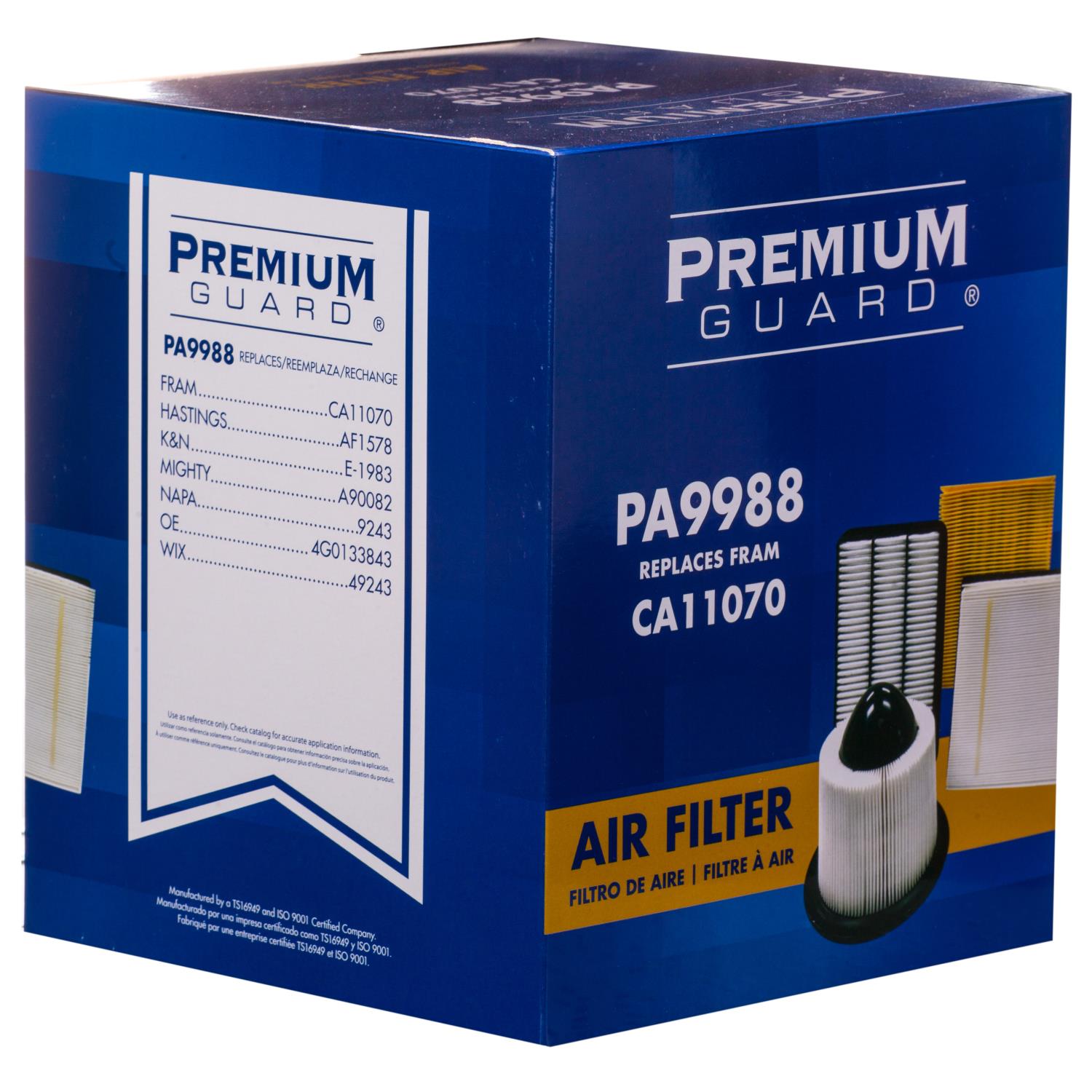 PG PA9988 Engine Air Filter | Fits 2015 Audi S6