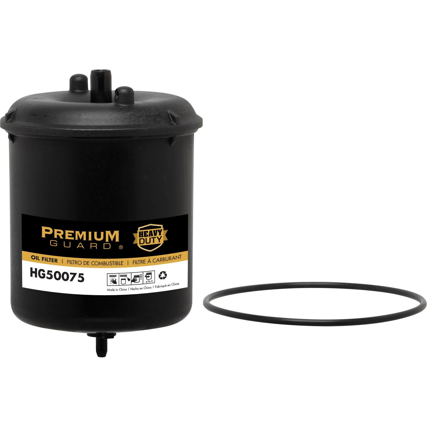 PG HG50075 Optimal Protection Oil Filter | Fits 2014 Peterbilt 567