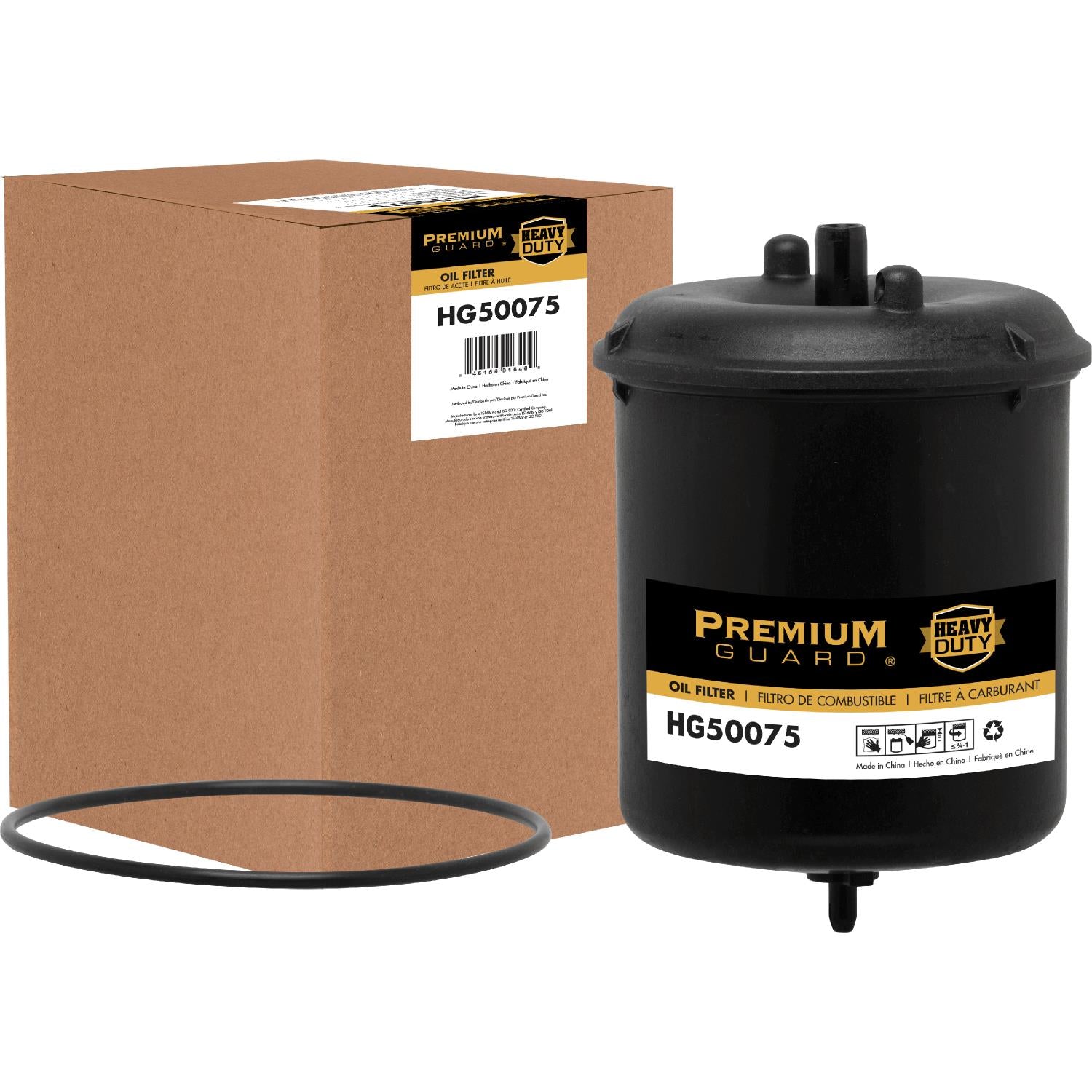 PG HG50075 Optimal Protection Oil Filter | Fits 2014 Peterbilt 567