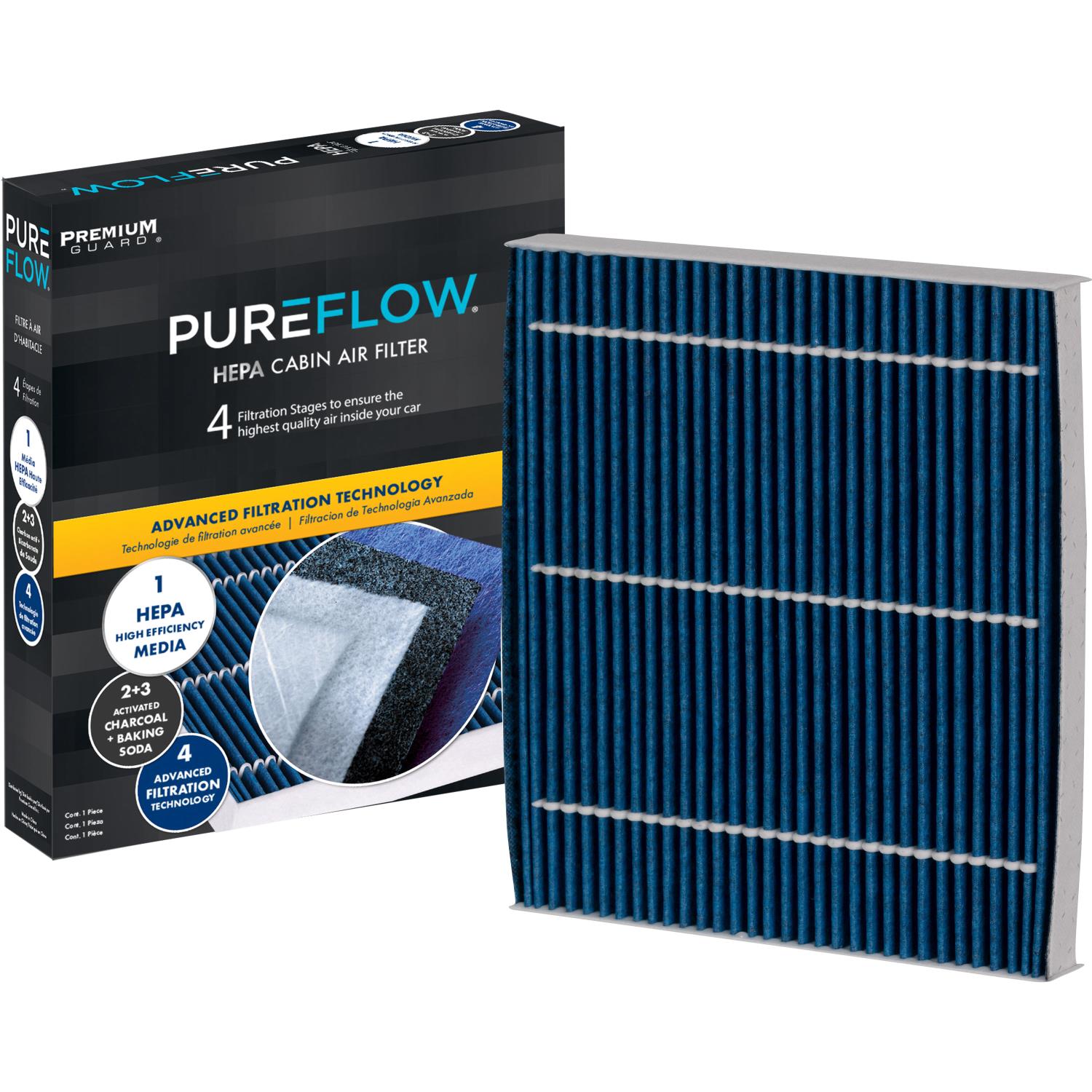 PUREFLOW 2025 Ram 3500 Cabin Air Filter with HEPA and Antibacterial Technology, PC4579HX