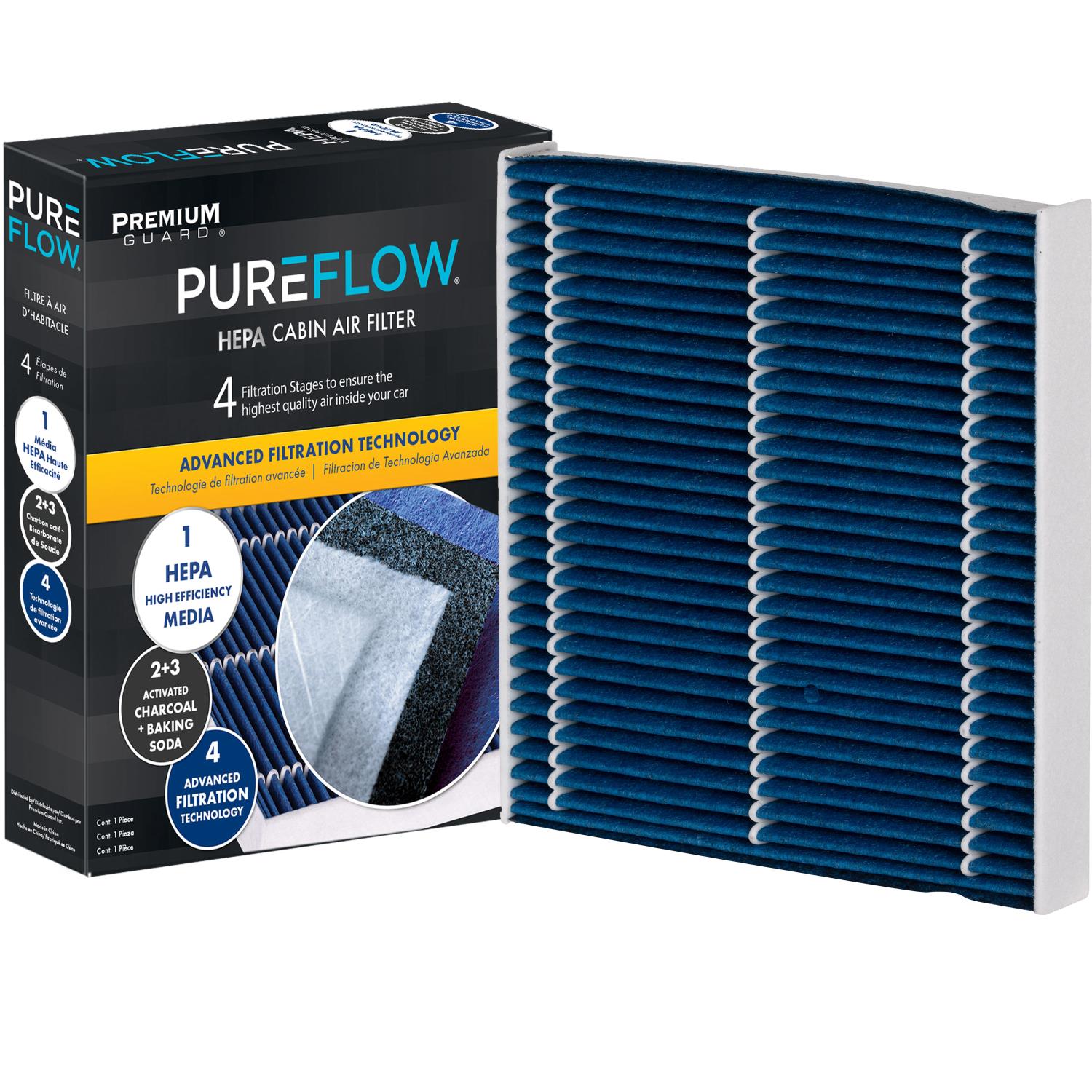 PUREFLOW 2025 Lexus RC F Cabin Air Filter with HEPA and Antibacterial Technology, PC9978HX