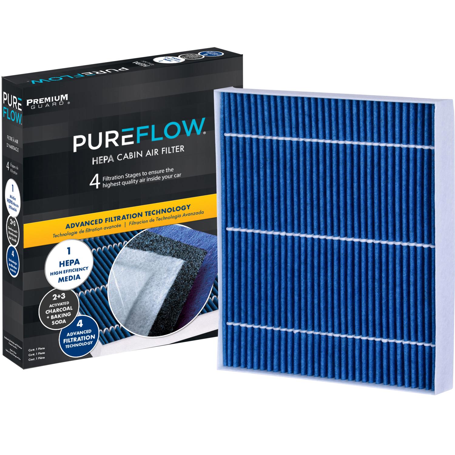 PUREFLOW 2024 Kia Sonet Cabin Air Filter with HEPA and Antibacterial Technology, PC99155HX