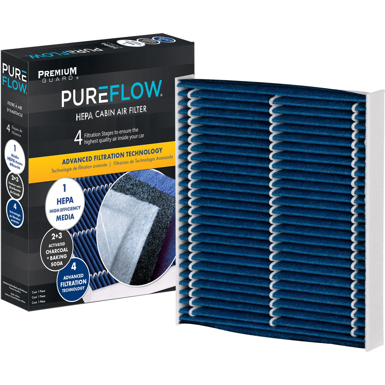 PUREFLOW 2026 Toyota Grand Highlander Cabin Air Filter with HEPA and Antibacterial Technology, PC99456HX