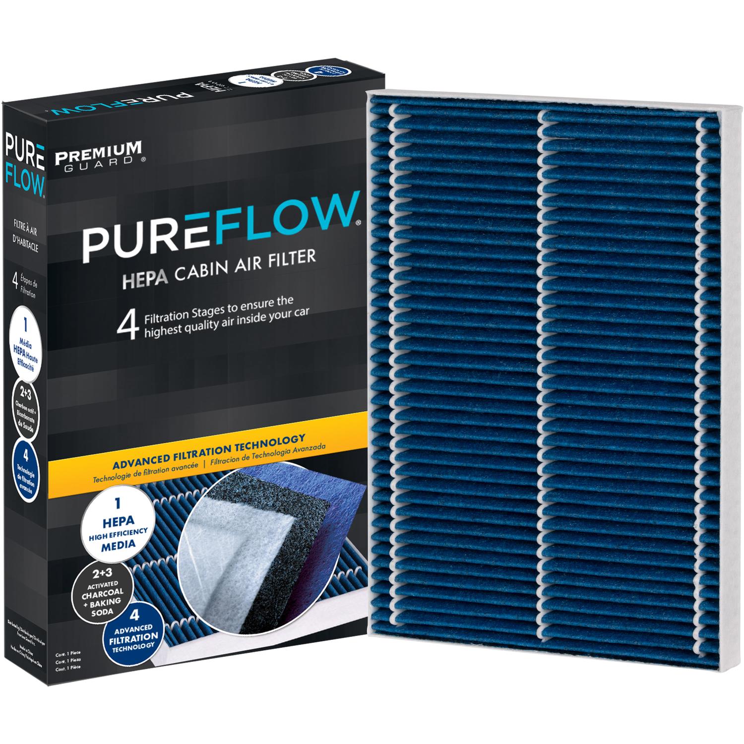 PUREFLOW® 2018 Tesla S Cabin Air Filter with HEPA and Antibacterial Technology, PC99476HX