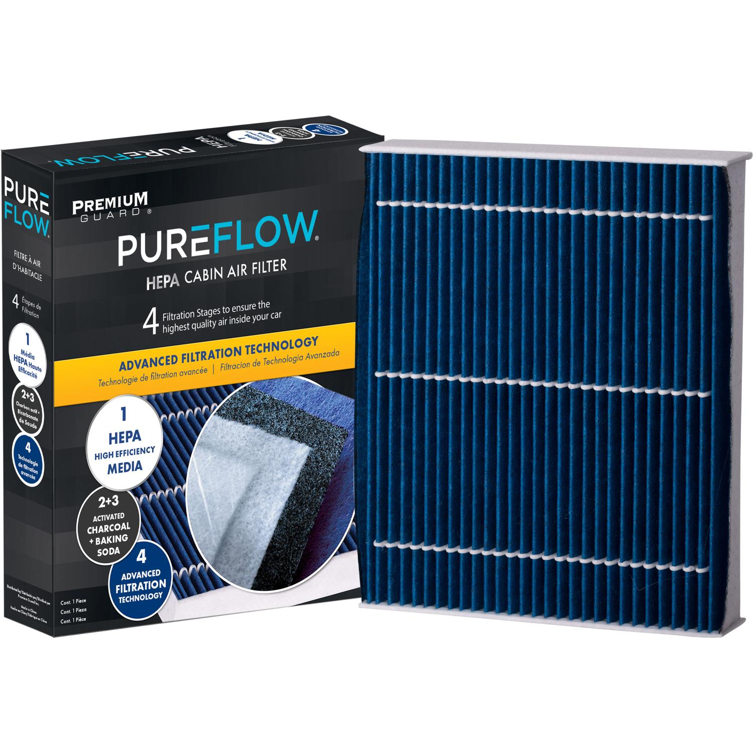 PUREFLOW® 2027 Ford Bronco Sport Cabin Air Filter with HEPA and Antibacterial Technology, PC99542HX