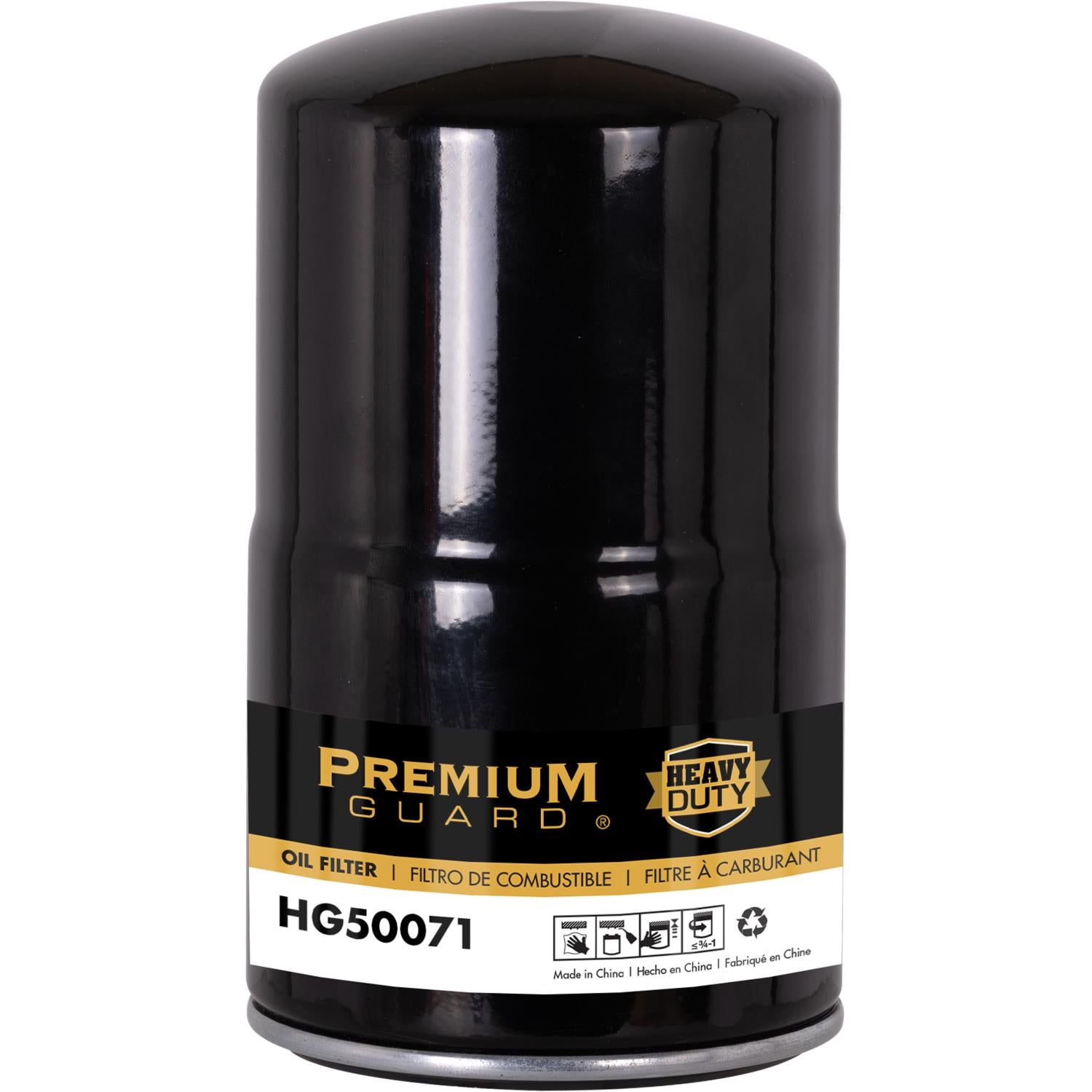 PG HG50071 Optimal Protection Oil Filter | Fits 2020 Hino 195