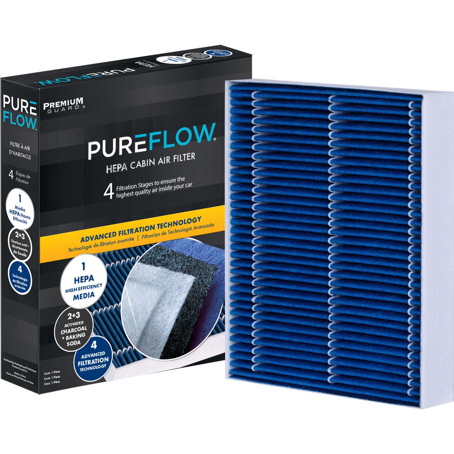 PUREFLOW® 2027 Porsche 911 Cabin Air Filter with HEPA and Antibacterial Technology, PC4255HX