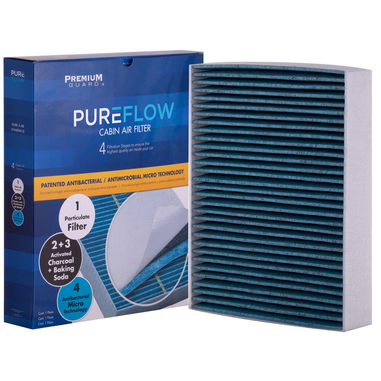 PUREFLOW® 2027 Porsche 911 Cabin Air Filter with Antibacterial Technology, PC4255X