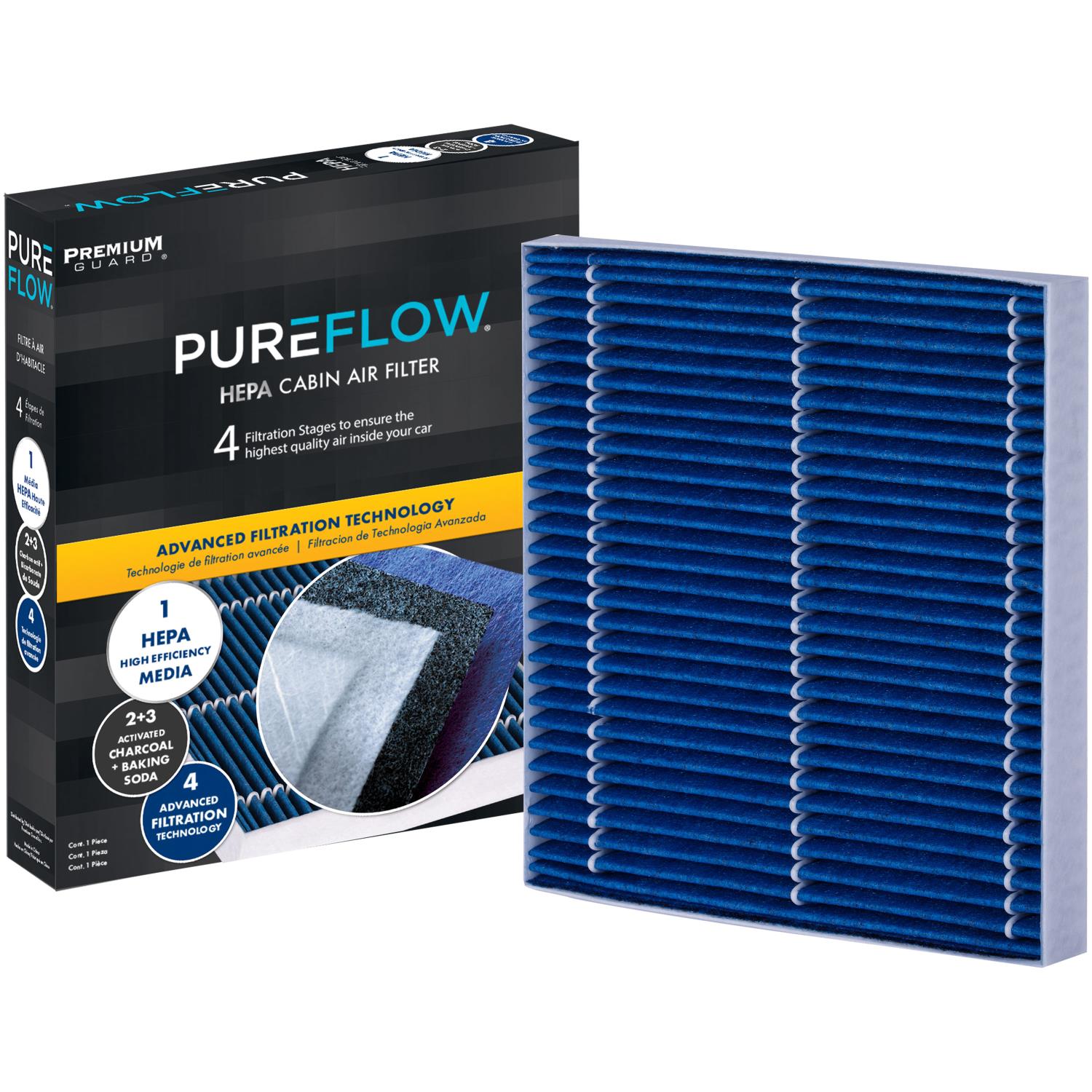 PUREFLOW® 2025 Dodge Journey Cabin Air Filter with HEPA and Antibacterial Technology, PC4313HX