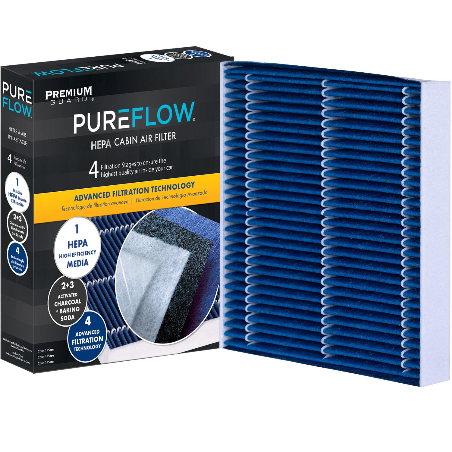 PUREFLOW® 2025 Nissan NP300 Cabin Air Filter with HEPA and Antibacterial Technology, PC5530HX