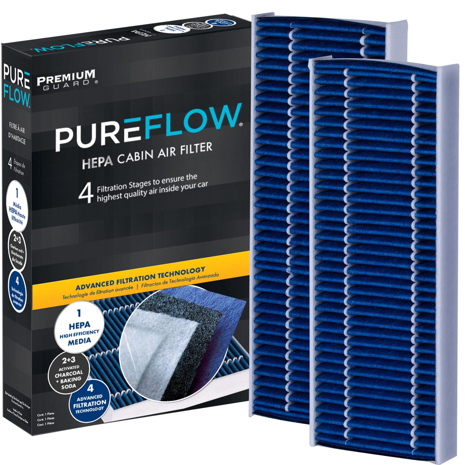 PUREFLOW® 2016 Nissan NP300 Frontier Cabin Air Filter with HEPA and Antibacterial Technology, PC5764HX