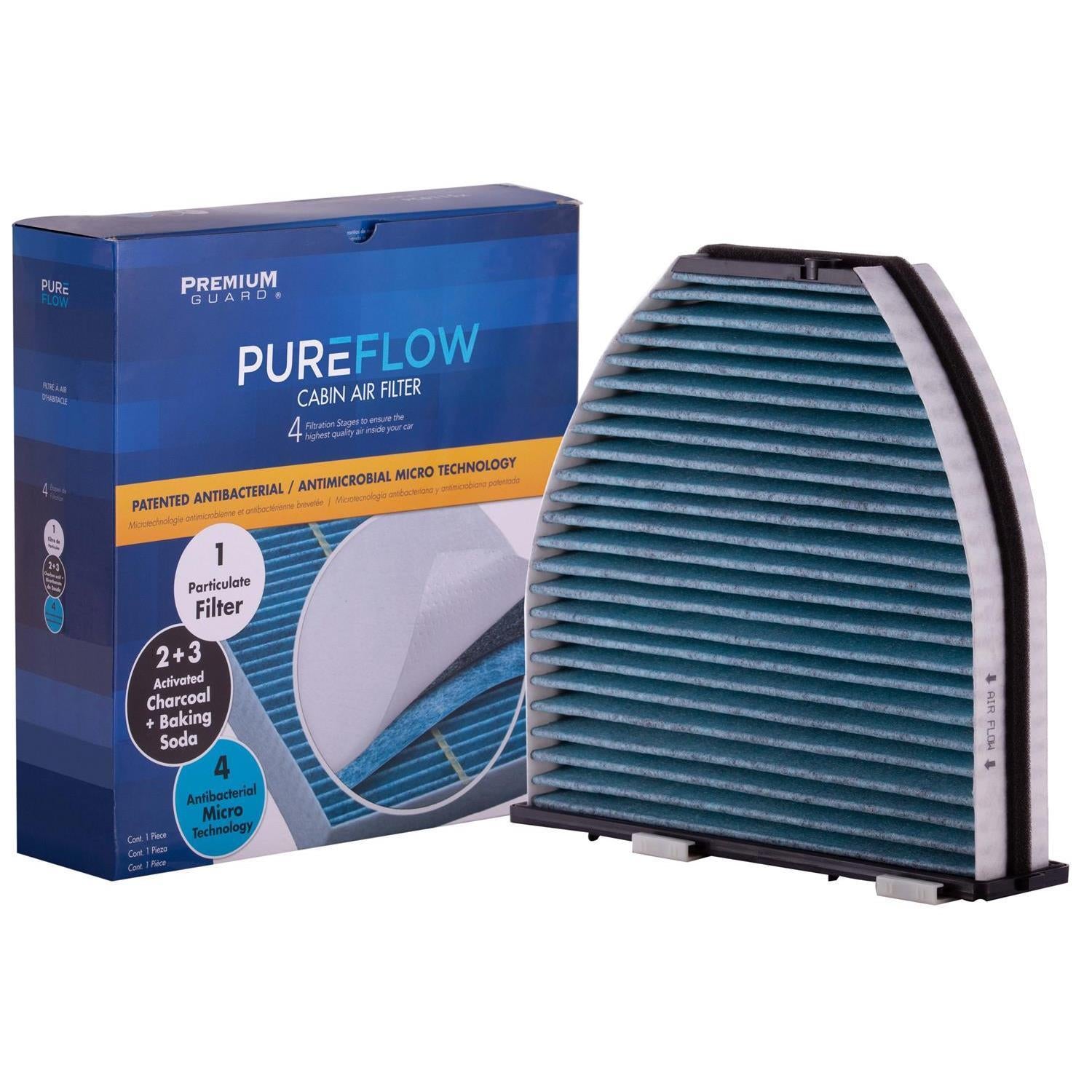 PUREFLOW® 2020 Mercedes-Benz AMG GT R Pro Cabin Air Filter with Antibacterial Technology, PC5844X