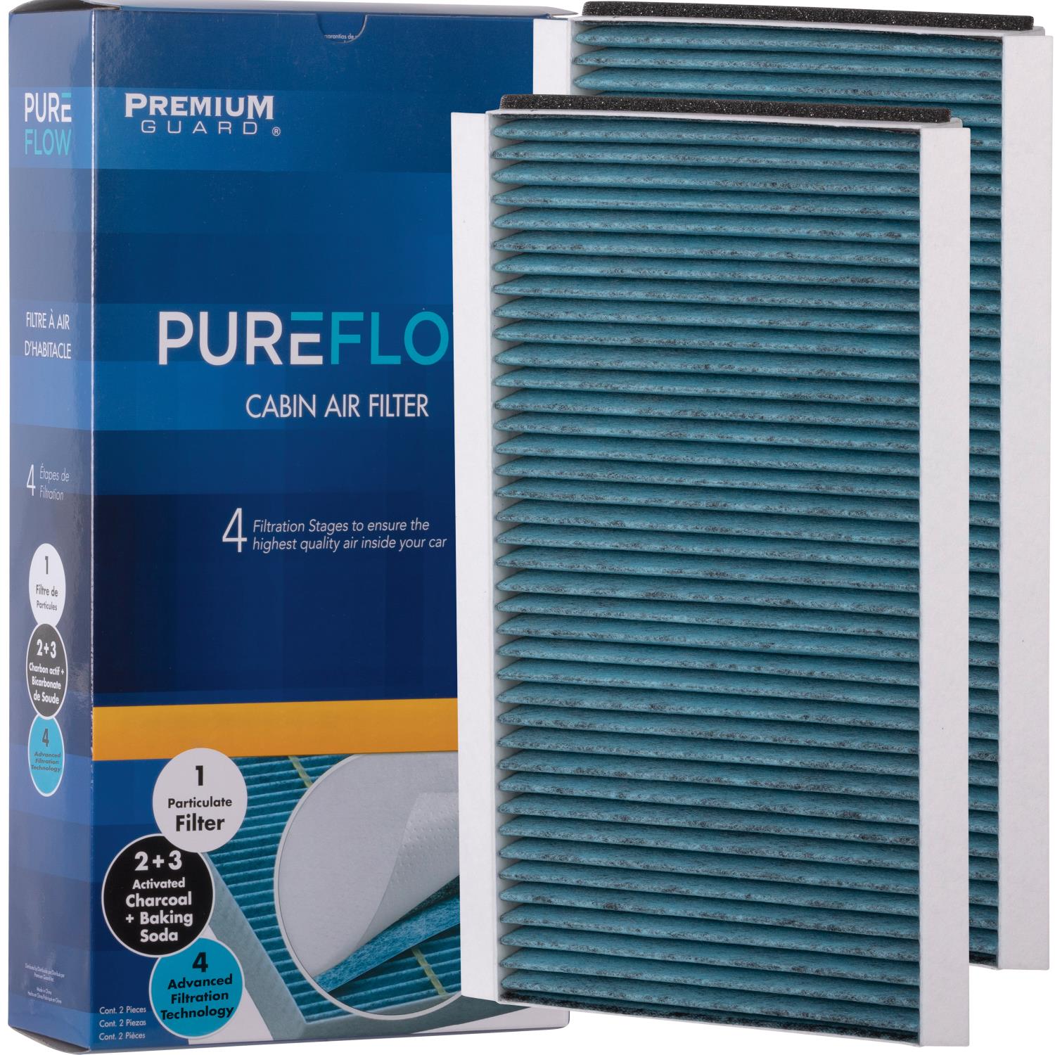PUREFLOW® 2005 BMW 545i Cabin Air Filter with Antibacterial Technology, PC6078X