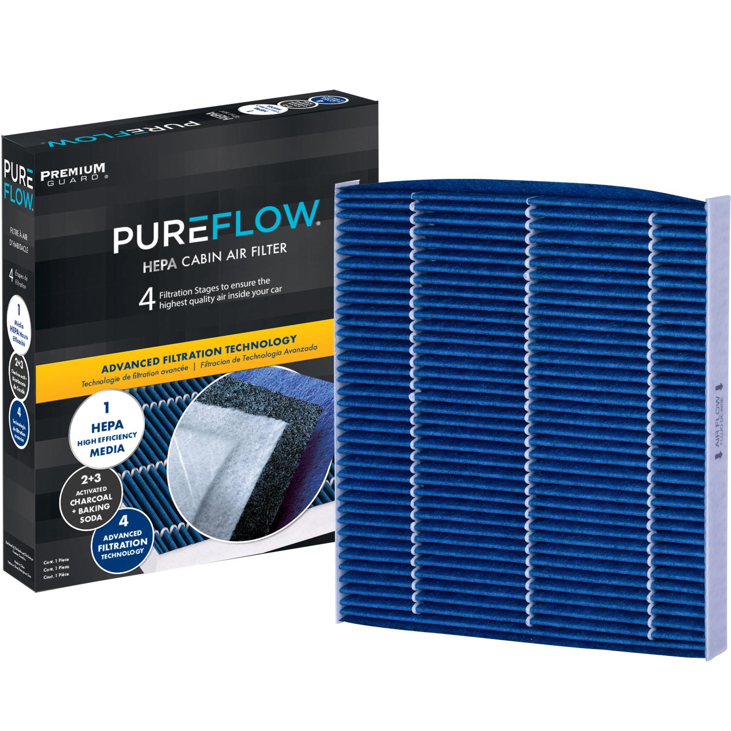 PUREFLOW® 2026 Dodge Durango Cabin Air Filter with HEPA and Antibacterial Technology, PC6156HX