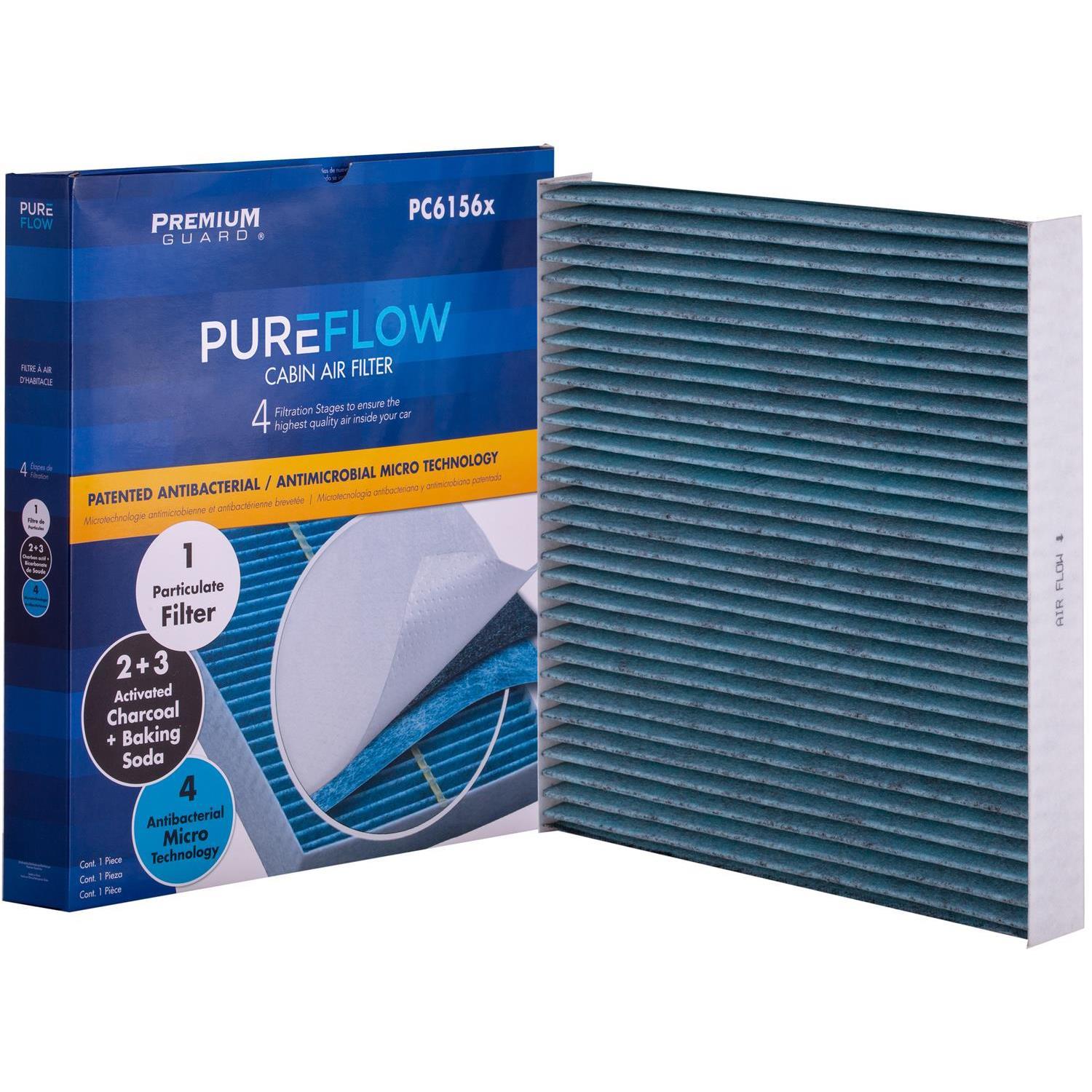 PUREFLOW® 2027 Dodge Durango Cabin Air Filter with Antibacterial Technology, PC6156X