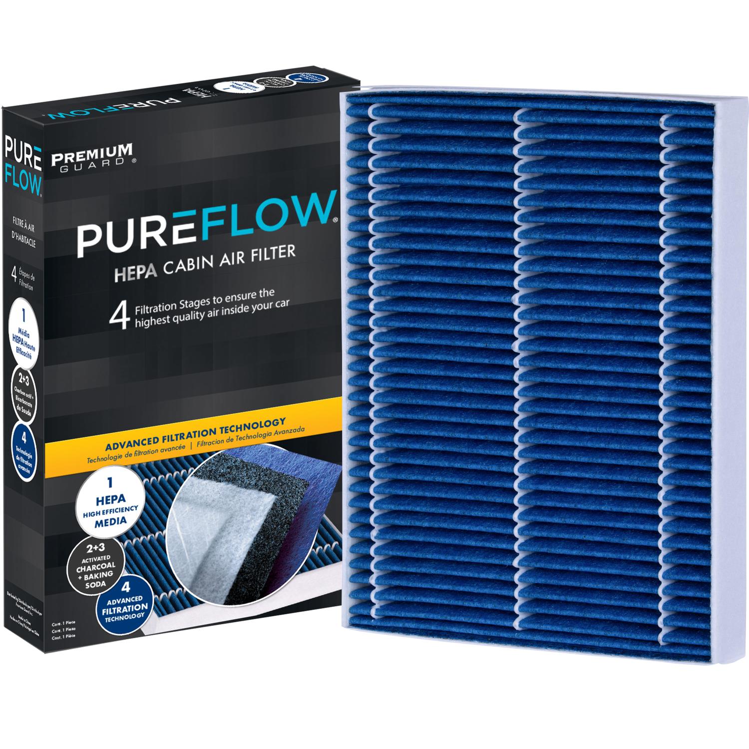 PUREFLOW® 2025 Ford Mustang Cabin Air Filter with HEPA and Antibacterial Technology, PC8155HX