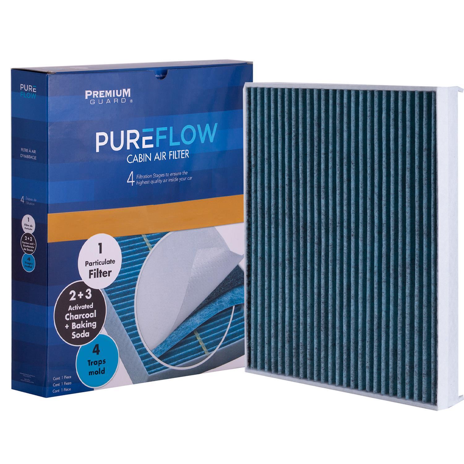 PUREFLOW® 2027 Ford F-150 Lightning Cabin Air Filter with Antibacterial Technology, PC8214X