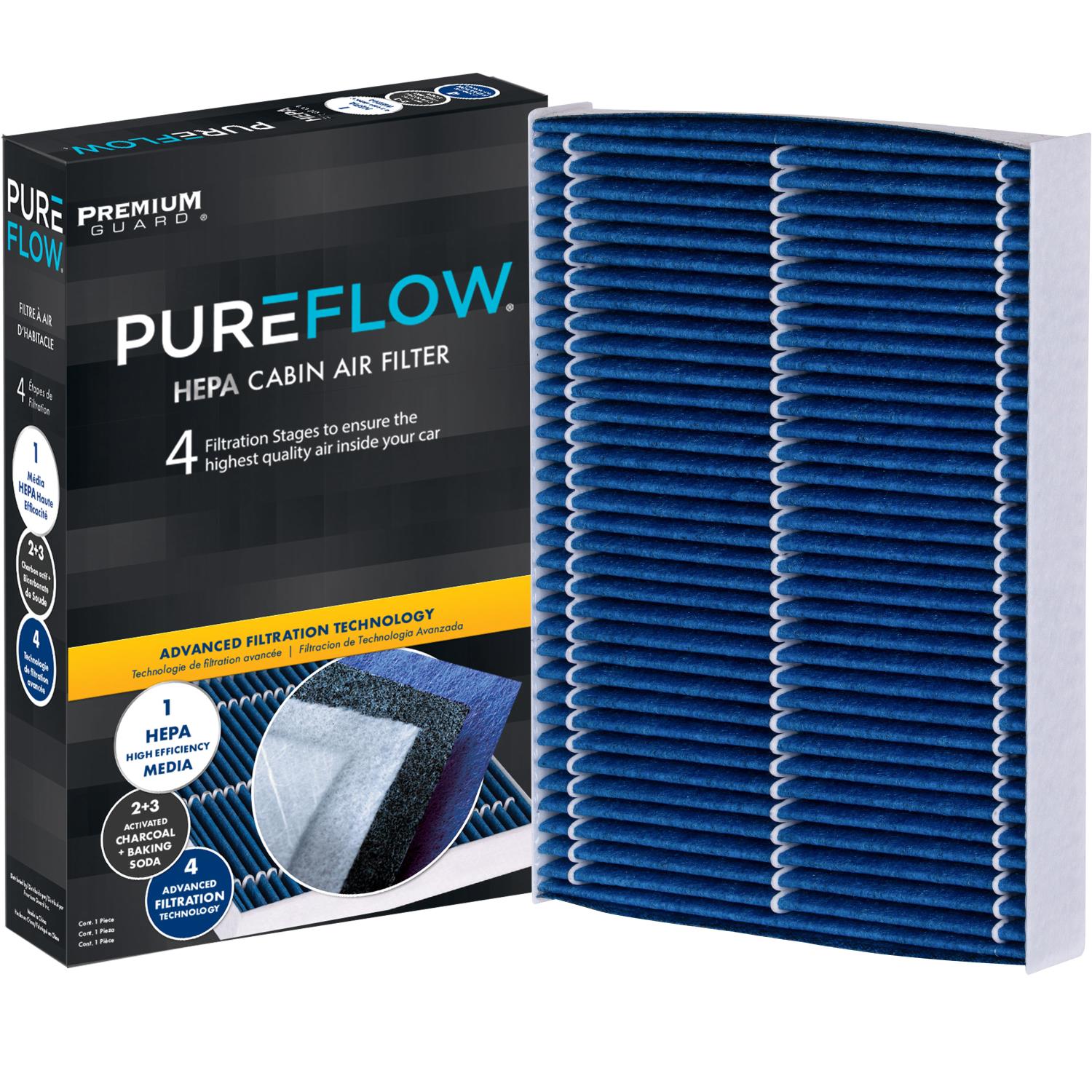 PUREFLOW® 2021 Renault Kangoo Cabin Air Filter with HEPA and Antibacterial Technology, PC99052HX