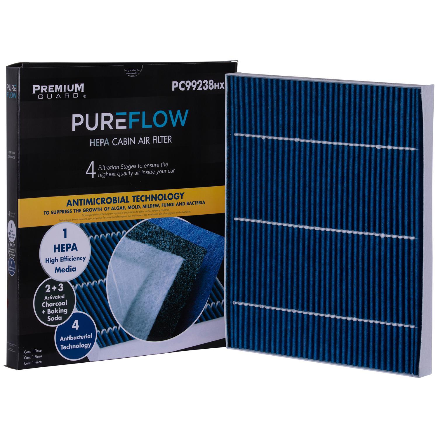 PUREFLOW® 2027 Chrysler Pacifica Cabin Air Filter with HEPA and Antibacterial Technology, PC99238HX