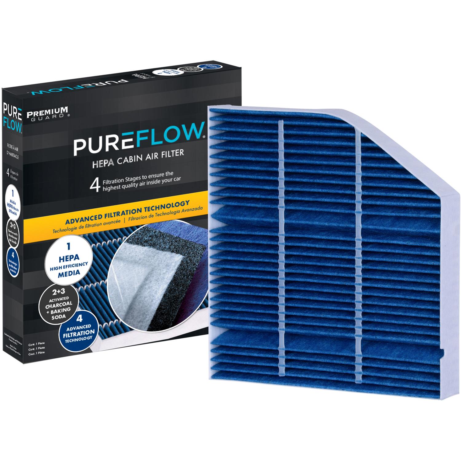 PUREFLOW® 2025 Mercedes-Benz C300 Cabin Air Filter with HEPA and Antibacterial Technology, PC99241HX