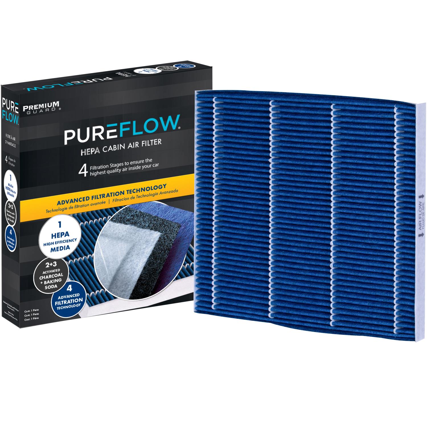PUREFLOW® 2021 Nissan Pathfinder Cabin Air Filter with HEPA and Antibacterial Technology, PC9932HX