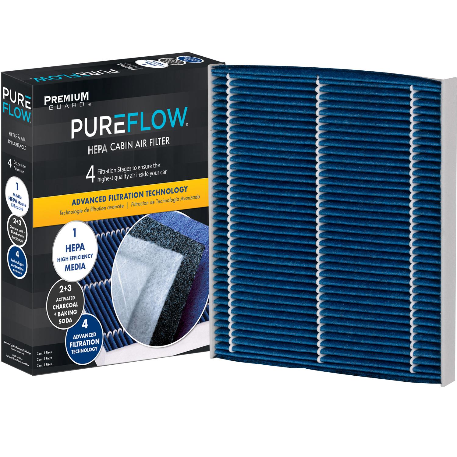 PUREFLOW® 2027 Jeep Wrangler Cabin Air Filter with HEPA and Antibacterial Technology, PC99454HX