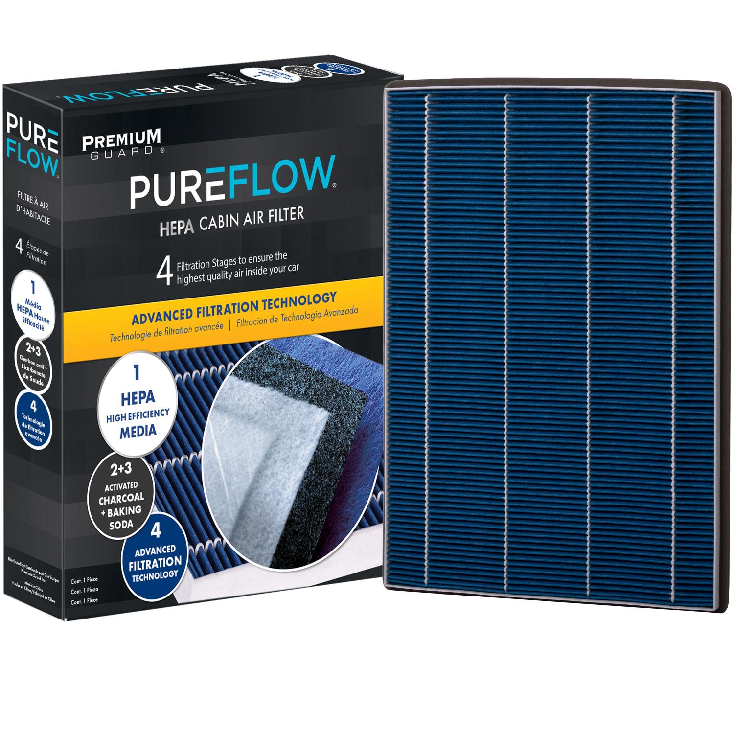 PUREFLOW® 2027 Mercedes-Benz EQE AMG SUV Cabin Air Filter with HEPA and Antibacterial Technology, PC99878HX