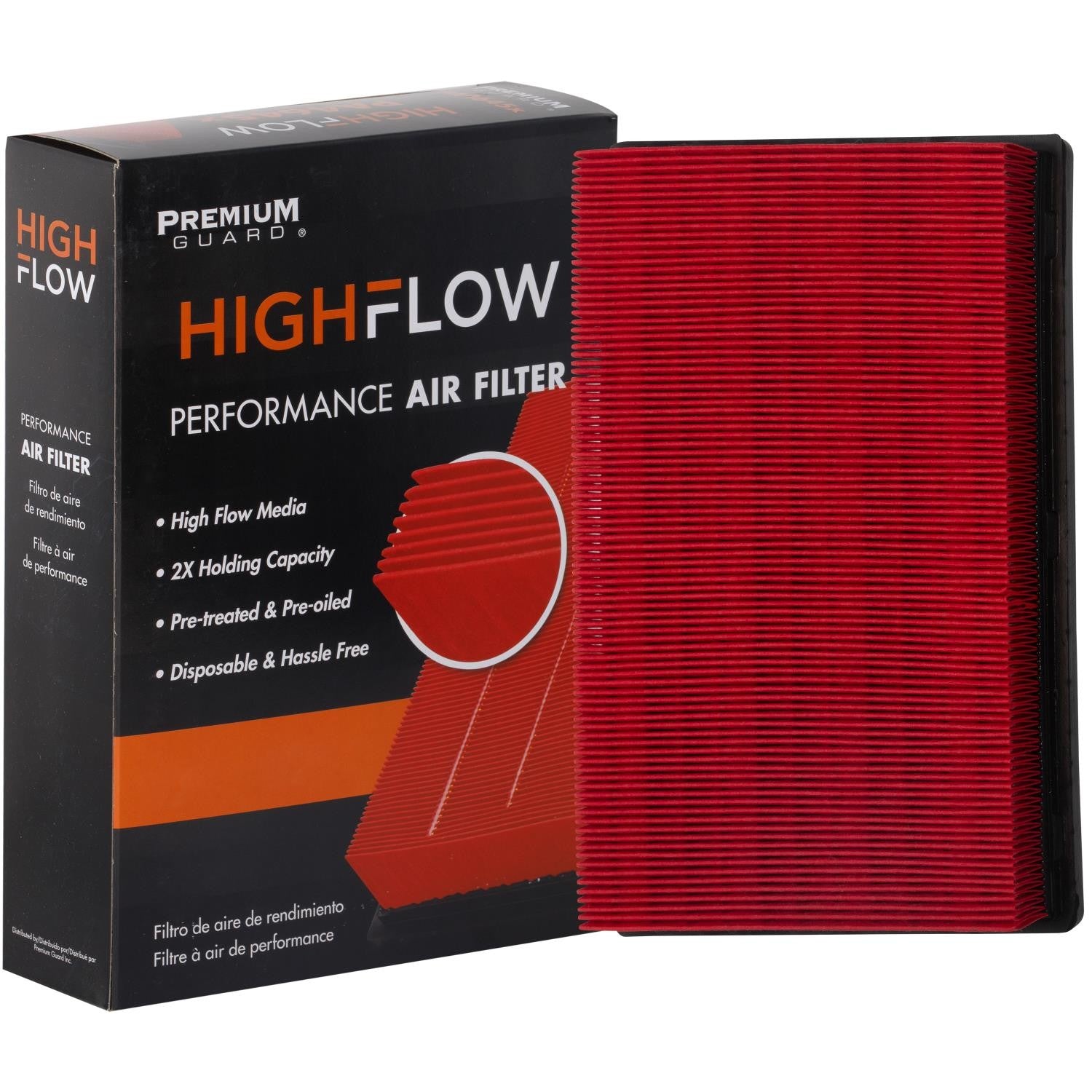 HIGHFLOW PA4343X, High Performance, Pre-Oiled Disposable Engine Air Filter | Fits 1997 Ford Grand Marquis