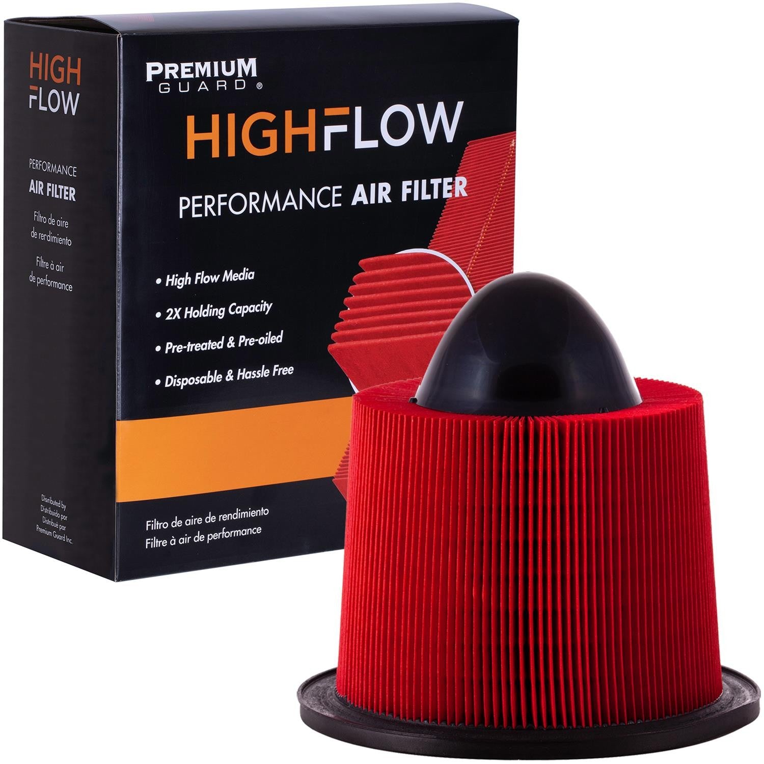 HIGHFLOW PA4878X, High Performance, Pre-Oiled Disposable Engine Air Filter | Fits 1994 Winnebago Brave