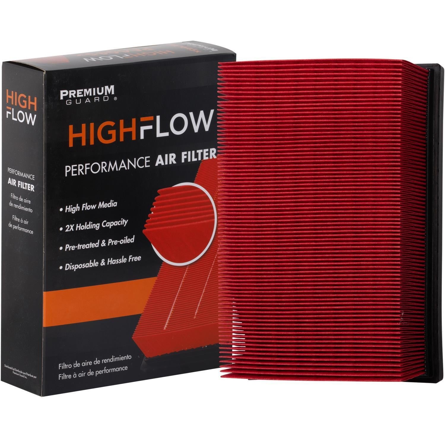 HIGHFLOW PA6319X, High Performance, Pre-Oiled Disposable Engine Air Filter | Fits 2015 Chevrolet Trax