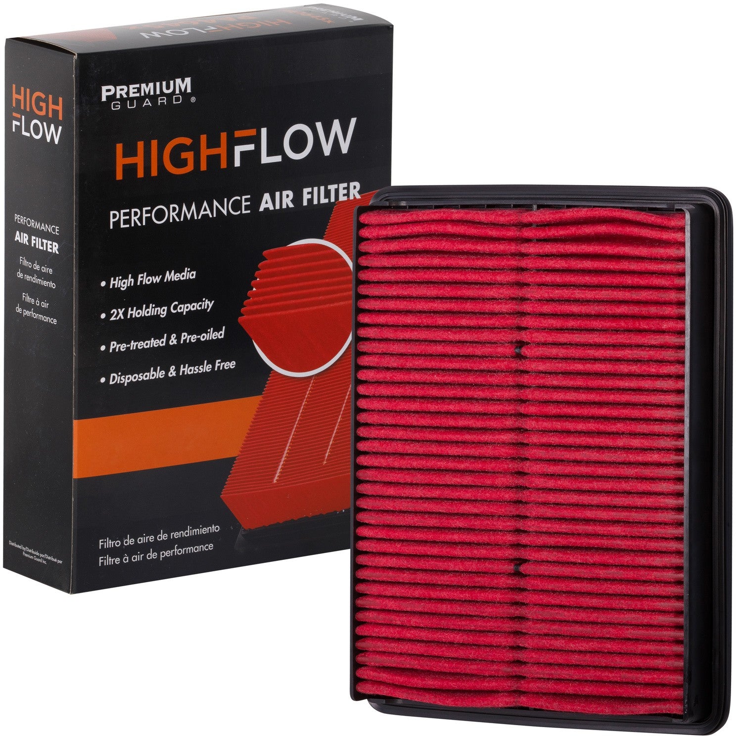 HIGHFLOW PA6320X, High Performance, Pre-Oiled Disposable Engine Air Filter