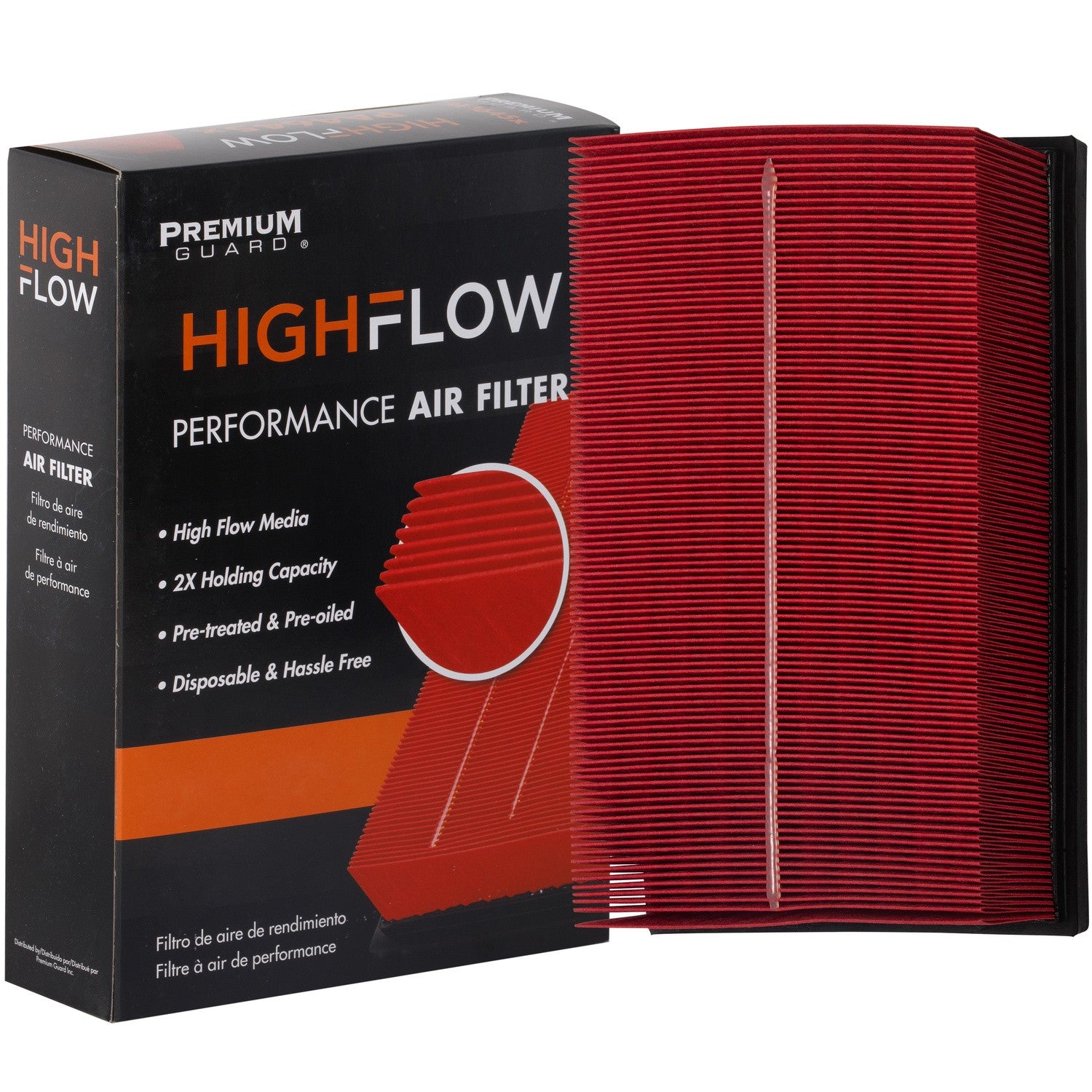 HIGHFLOW PA99001X, High Performance, Pre-Oiled Disposable Engine Air Filter | Fits 2024 Cupra Formentor
