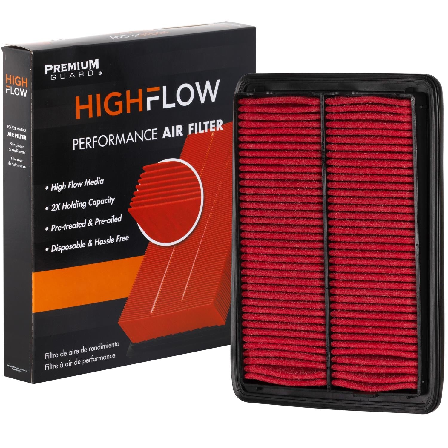 HIGHFLOW PA99032X, High Performance, Pre-Oiled Disposable Engine Air Filter