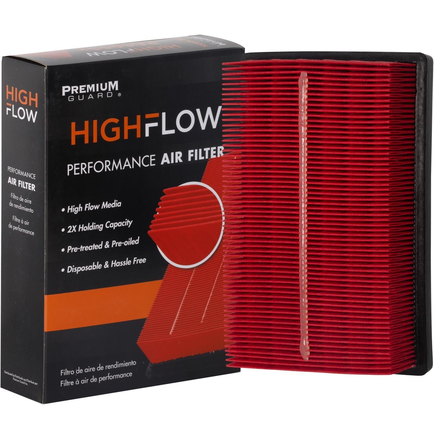 HIGHFLOW PA9909X, High Performance, Pre-Oiled Disposable Engine Air Filter | Fits 2026 Toyota Corolla