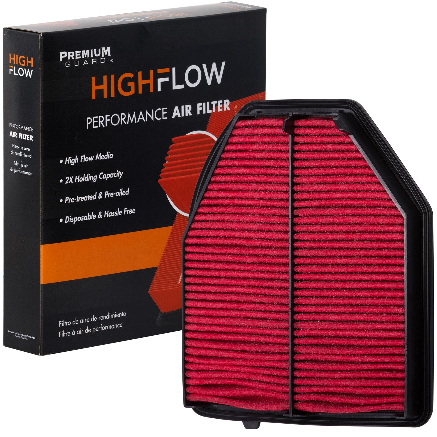 HIGHFLOW PA99105X, High Performance, Pre-Oiled Disposable Engine Air Filter