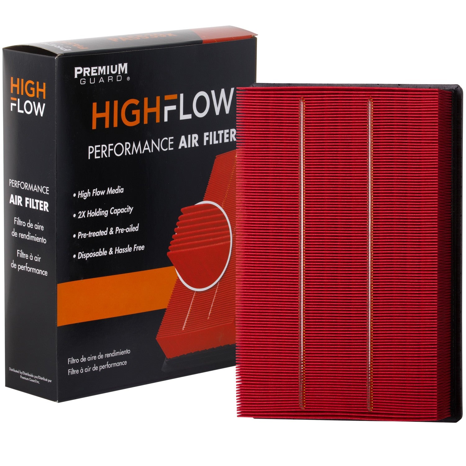 HIGHFLOW PA99208X, High Performance, Pre-Oiled Disposable Engine Air Filter