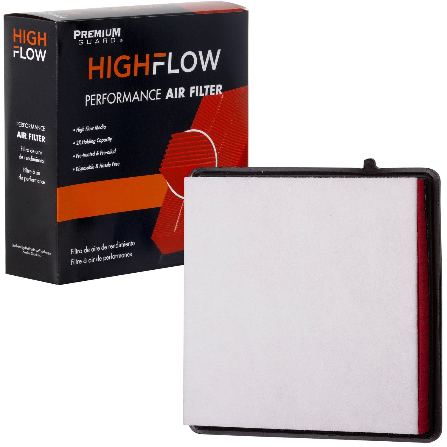 HIGHFLOW PA99215X, High Performance, Pre-Oiled Disposable Engine Air Filter