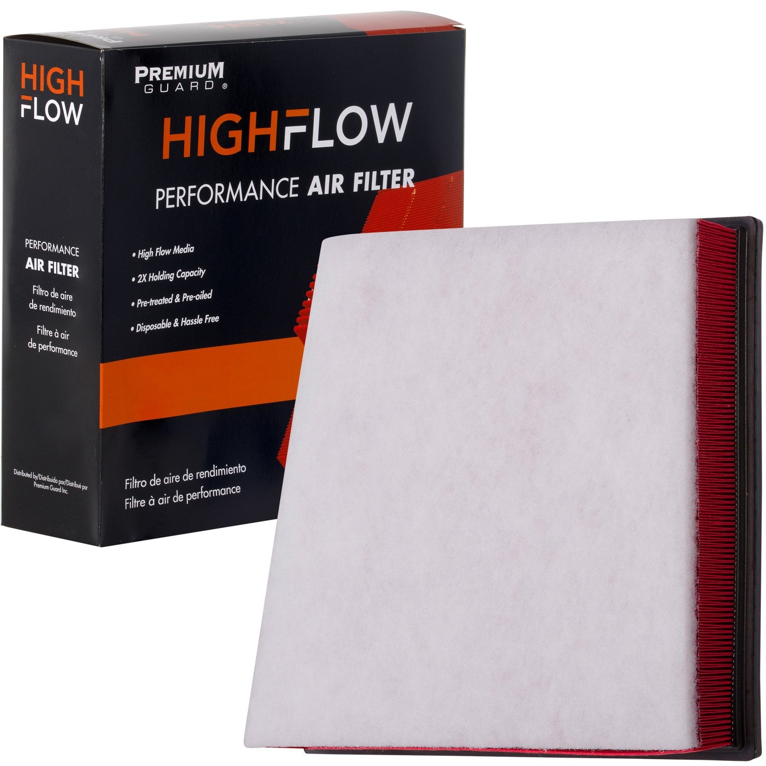 HIGHFLOW PA99239X, High Performance, Pre-Oiled Disposable Engine Air Filter