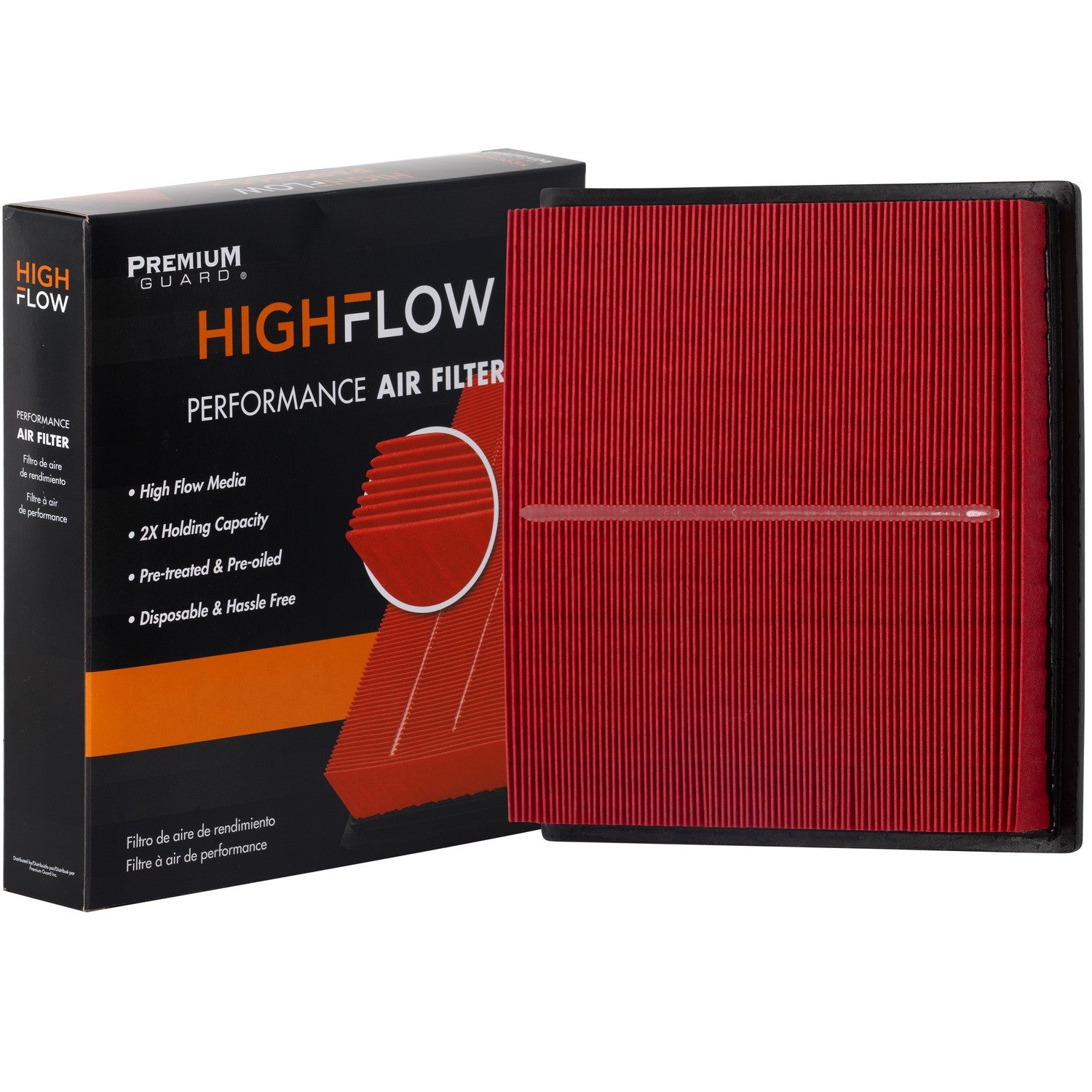 HIGHFLOW PA99267X, High Performance, Pre-Oiled Disposable Engine Air Filter | Fits 2025 Toyota Grand Highlander
