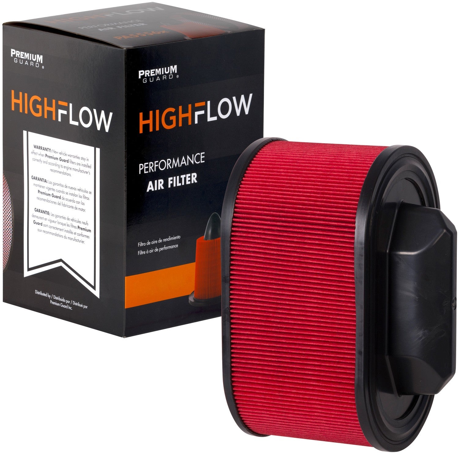 HIGHFLOW PA99301X, High Performance, Pre-Oiled Disposable Engine Air Filter